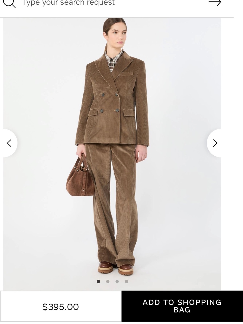 MaxMara Dark Brown Wide-Leg Velvet Pants 6